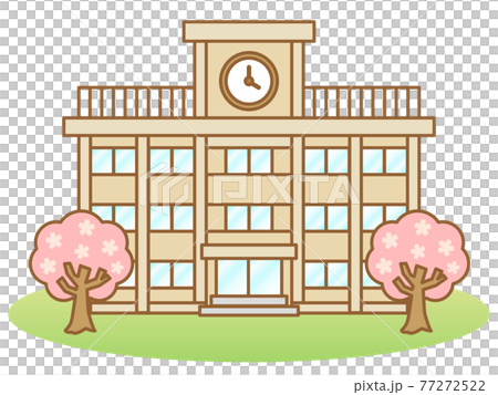 小学校のイラスト素材2 小学校のイラスト素材2 77272522