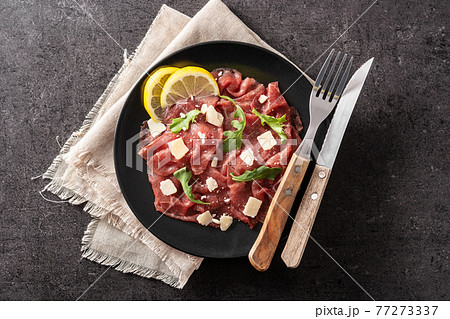 Marbled beef carpaccio 77273337