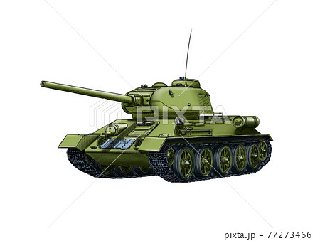 Legendary Soviet tank T-34. Military equipment of the Second World War. 77273466