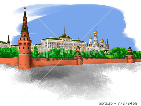 Moscow Kremlin. Red Square. Greatest architecture. 77273468