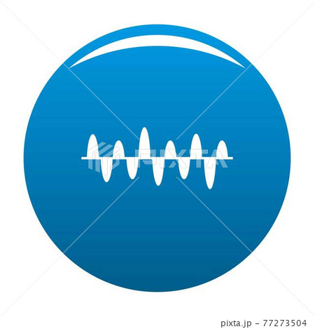 Equalizer play icon blue vector Equalizer play icon blue vector 77273504