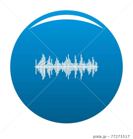 Equalizer player icon blue vector Equalizer player icon blue vector 77273517