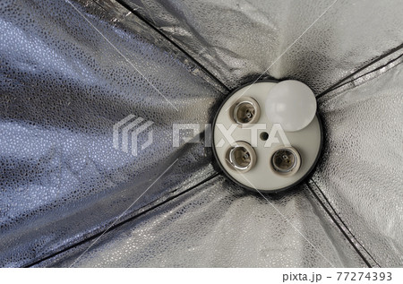 Lamp holder for a softbox with one bulb. 77274393