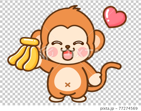 猿のイラスト素材2 猿のイラスト素材2 77274569
