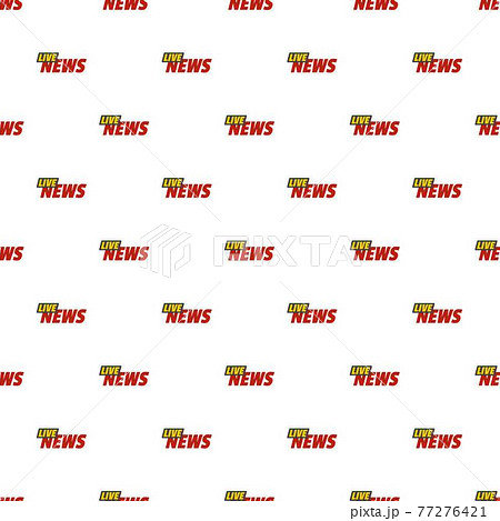 Live news on air pattern seamless 77276421
