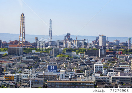 大分市街地と製鉄所 大分市街地と製鉄所 77276908