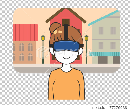 VR觀光城市風光女性 VR觀光城市風光女性 77276988