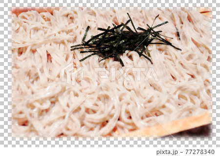 外食の料理「へぎそば」水彩画風 絵手紙 外食の料理「へぎそば」水彩画風 絵手紙 77278340