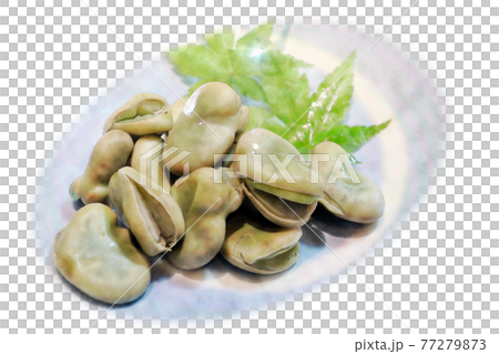 家庭的で素朴な自宅調理の「一寸豆の塩蒸し」水彩画風 絵手紙 家庭的で素朴な自宅調理の「一寸豆の塩蒸し」水彩画風 絵手紙 77279873