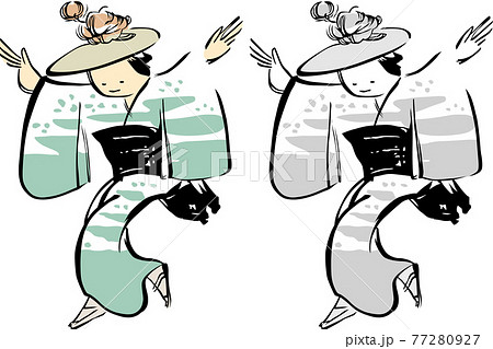 浮世絵 踊り子 その2 浮世絵 踊り子 その2 77280927