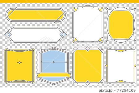 簡單的設計標題框 77284109