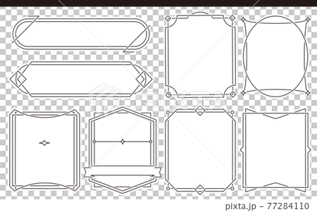 簡單的設計標題框 77284110