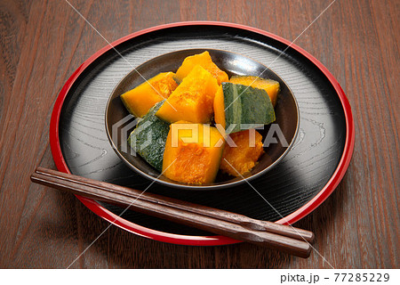 家庭料理カボチャの煮物 77285229