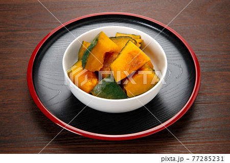 家庭料理カボチャの煮物 家庭料理カボチャの煮物 77285231