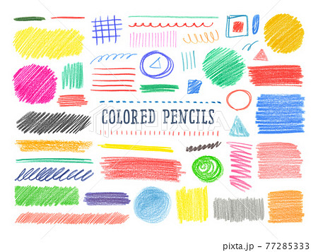 色鉛筆 背景 テクスチャ ドローイングのイラスト素材