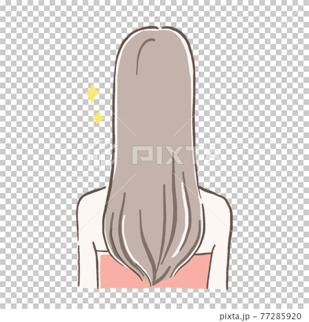 髪質改善　さらさらの髪　ロングヘア 77285920