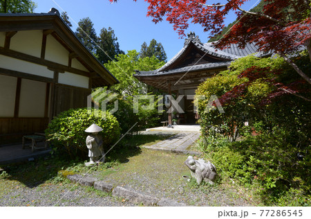 新緑の金蔵寺 庫裡 京都市大原野 新緑の金蔵寺 庫裡 京都市大原野 77286545