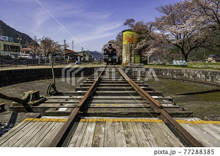 若桜駅　転車台　鳥取県八頭郡若桜町 77288385