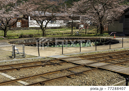 若桜駅　転車台　鳥取県八頭郡若桜町 77288407