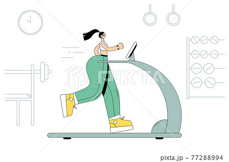 Trainings and sport during COVID-19 pandemic concept Trainings and sport during COVID-19 pandemic concept 77288994