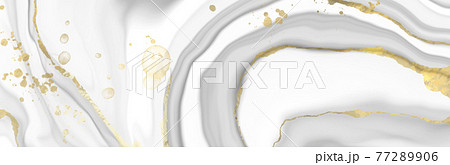 Abstract marble texture on white. Vector banner. Abstract marble texture on white. Vector banner. 77289906