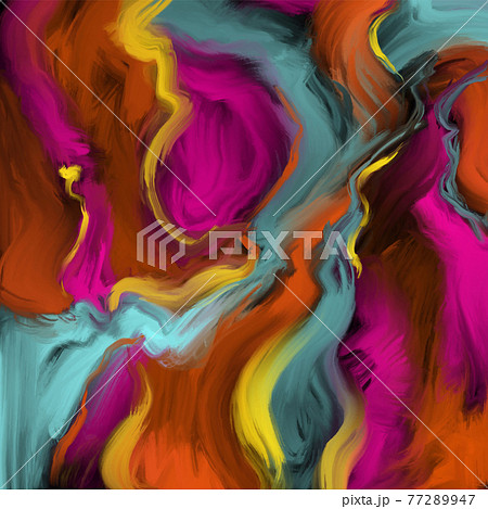 Abstract vector background with colored oil stains Abstract vector background with colored oil stains 77289947