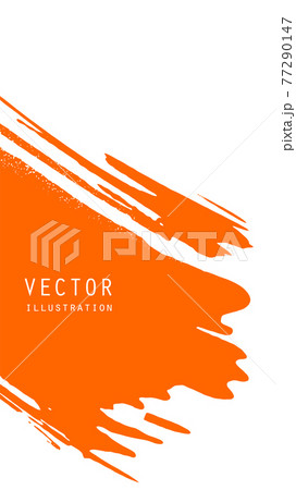 Abstract ink brush banners with grunge effect Abstract ink brush banners with grunge effect 77290147