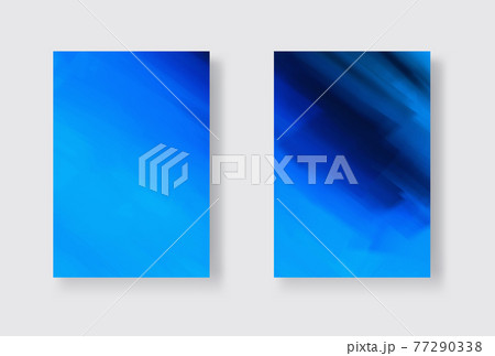 Vector color paint banner collection on white. Vector color paint banner collection on white. 77290338