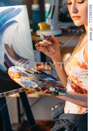 painting hobby art passion inspired female artist 77290506