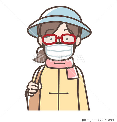 花粉症対策の服装 女性 花粉症対策の服装 女性 77291094