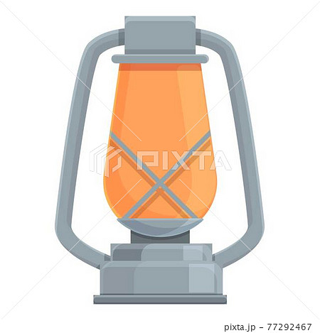 Camping lamp icon, cartoon and flat style 77292467