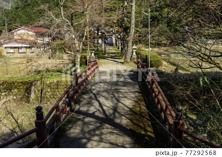 若桜宿 若桜神社 参道 鳥取県八頭郡若桜町 若桜宿 若桜神社 参道 鳥取県八頭郡若桜町 77292568