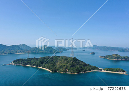 広島県竹原市　大久野島の風景 77292638