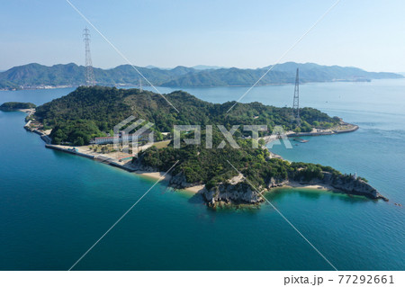 広島県竹原市　大久野島の風景 77292661