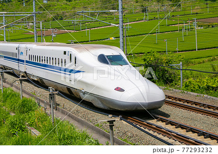 東海道新幹線・静岡県菊川 77293232