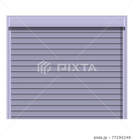 Remote control gate icon, cartoon and flat style 77293249