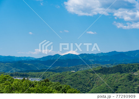 多峰主山の山頂から見た富士山 多峰主山の山頂から見た富士山 77293909