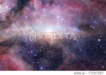 Endless universe. Elements of this image furnished by NASA. 77297397
