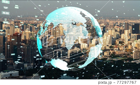Global connection and the internet network modernization in smar Global connection and the internet network modernization in smar 77297767