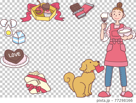 2月のイメージイラスト 77298166