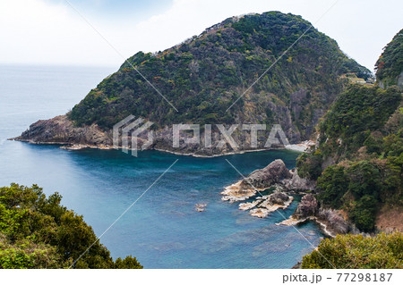 京都府/ 春の丹後半島 甲崎展望台からの風景 77298187