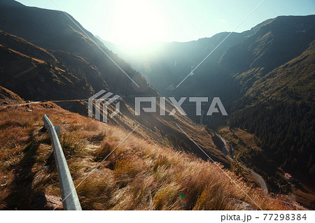 beautiful mountain road 77298384