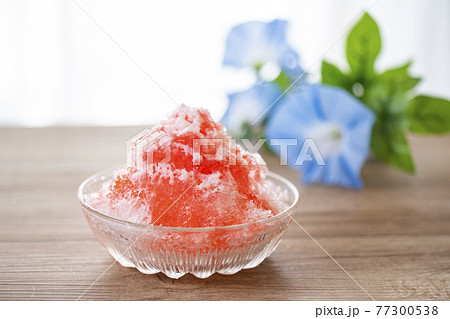 かき氷　夏イメージ 77300538