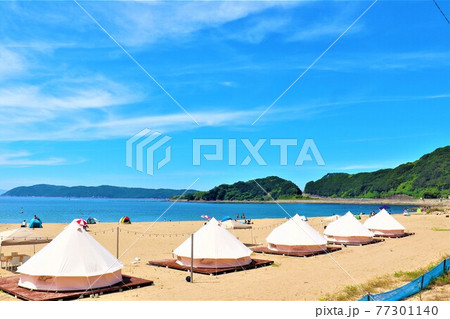 加太海岸夏の風景 77301140