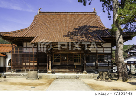 若桜宿 蔵通り 西方寺 本堂 鳥取県八頭郡若桜町 若桜宿 蔵通り 西方寺 本堂 鳥取県八頭郡若桜町 77301448
