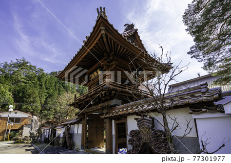 若桜宿 龍徳寺 山門 鳥取県八頭郡若桜町 若桜宿 龍徳寺 山門 鳥取県八頭郡若桜町 77301977