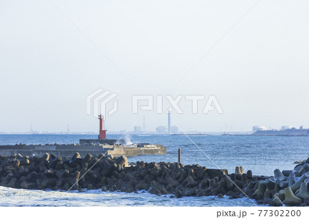 茨城県日立市　会瀬港の灯台 77302200
