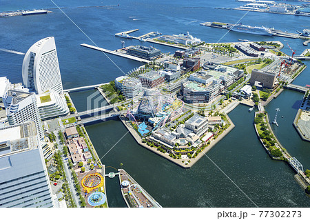 横浜ランドマークタワー展望台からの風景 横浜ランドマークタワー展望台からの風景 77302273