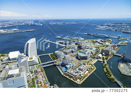 横浜ランドマークタワー展望台からの風景 横浜ランドマークタワー展望台からの風景 77302275