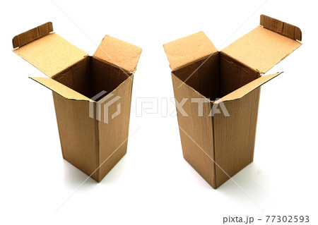 cardboard boxes isolated on white background cardboard boxes isolated on white background 77302593